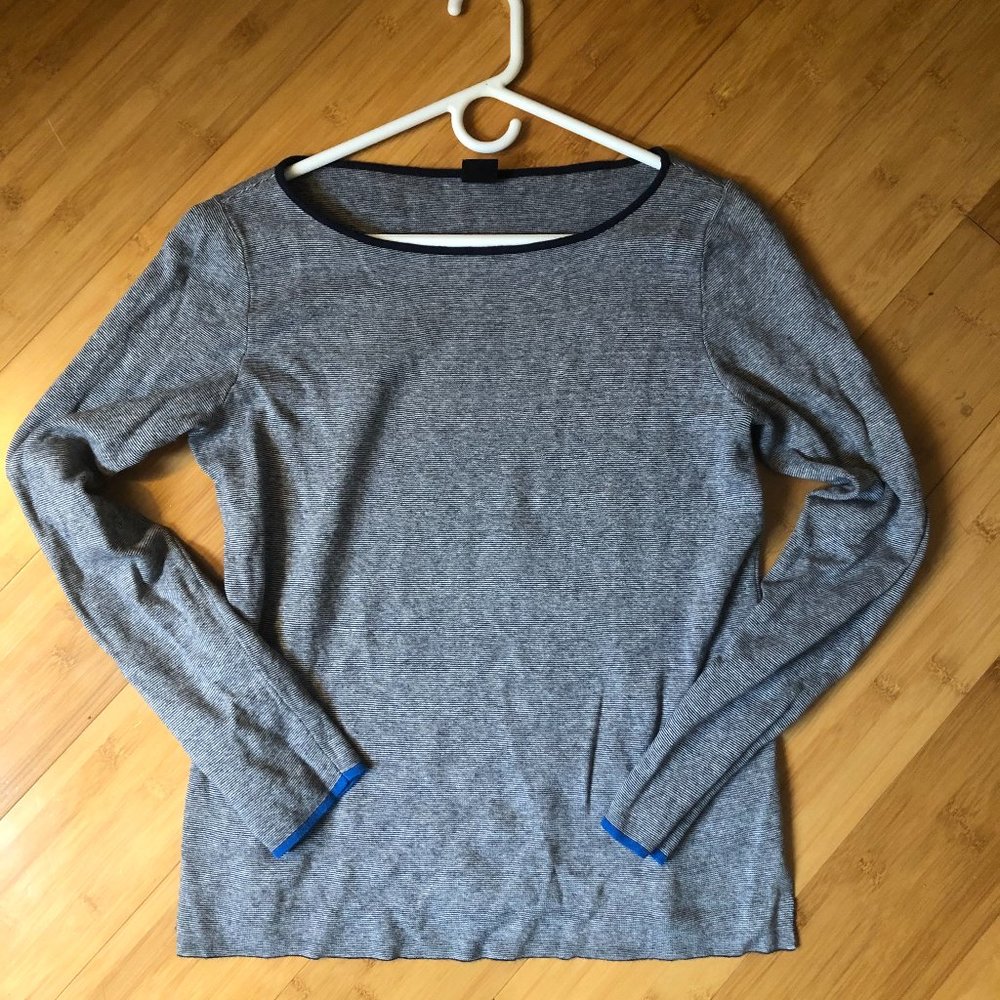 Gap Blue Striped Sweater - L
